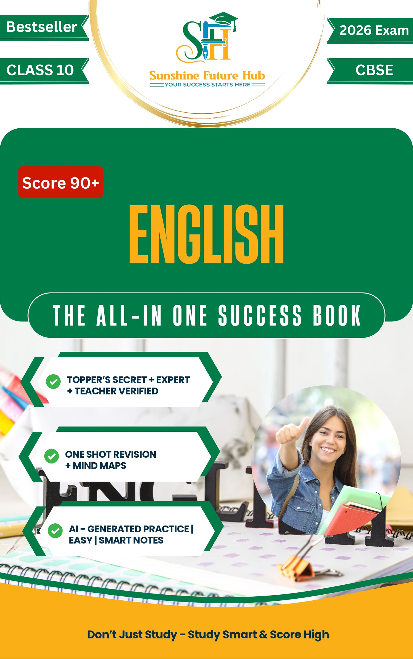 Score 90+ English All in one success book | OneShot Resource | 90+ Guaranteed